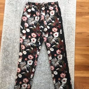 100% silk Maison Scotch Miami deco pant